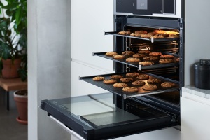 AEG Pull-Out 3-Fold TR3LV / Accesorii pentru cuptoare si aragazuri AEG / Opritor de siguranta / Otel inoxidabil - Img 6
