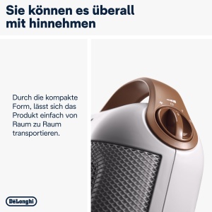 Aeroterma DeLonghi HFX30C18IW 1800 W 2 trepte de incalzire Anti-Frost alb - Img 6