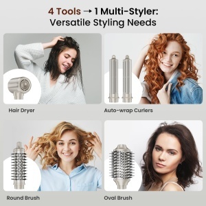 Airstyler MESCOMB 5 in 1, 110.000 RPM, uscare rapida, design ergonomic - Img 2