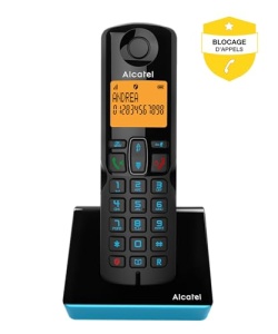Alcatel S280 negru si albastru, maini libere, blocare apeluri, agenda telefonica cu 50 de nume si numere - Img 5