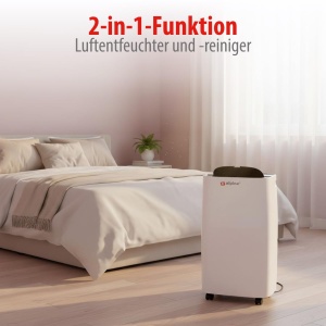 Alpina Dezumidificator Electric Compact Capacitate 10Lzi Panou cu Afisaj Digital Timer 24h - Img 4