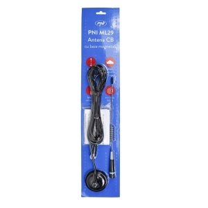 Antena CB PNI ML29, 29 cm, putere maxima 500W, cablu RG58 4 m - Img 5