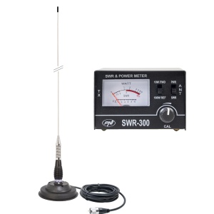 Antenna CB PNI ML100, 100 cm, Magnet 125 mm, Negru