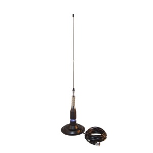 Antenna CB PNI ML160 cu Magnet, 155 cm, 90 Canale, Negru