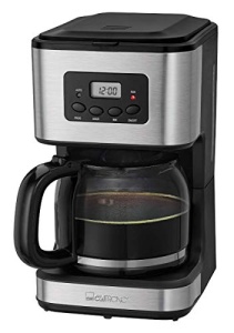 Aparat de cafea Clatronic(r) cu temporizator, ulcior de 1,5 litri pentru 12-14 cesti de cafea, cronometru LCD 24h, mentinere automata la cald, protectie impotriva picaturilor, filtru detasabil, afisaj si lumini indicatoare, 900W - KA 3642 - Img 2