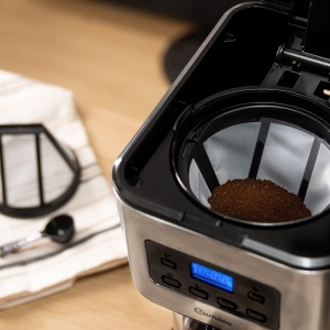 Aparat de cafea cu picurare programabil Cecotec Coffee 66 Smart Plus. 980 W, capacitate de 12 cani, tehnologie ExtemAroma, functie AutoClean, design din otel inoxidabil, ecran LCD, capacitate de 1,5 litri - Img 7