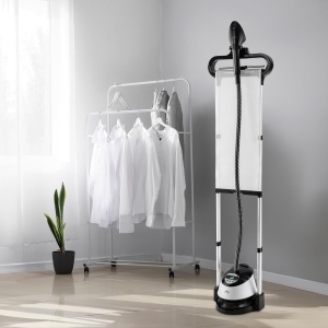 Aparat de calcat vertical Ufesa Steamy Pad 1580W 9 trepte de abur rezervor 135L ecran LCD - Img 2