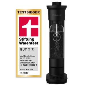 Aparat de carbonatare GROHE Blue Fizz 31943K00 3 niveluri de sprudulare negru