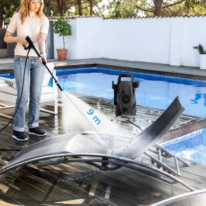 Aparat de curatat cu inalta presiune Cecotec HydroBoost 1400 Essential, 1400 W, casa, gradina sau masina, debit de 426 l/h, presiune de 105 bari, pompa din aluminiu, raza de functionare 9 m, multicolor - Img 7