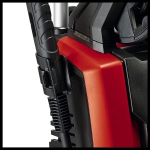 Aparat de curatat cu inalta presiune Einhell TE-HP 140 (1.900 wati, max. 140 bari, sistem modular de cuplare rapida, inclusiv furtun de inalta presiune, pistol, lance, diverse duze, perie, recipient de pulverizare) - Img 6
