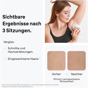 Aparat de Epilare IPL Braun Silkexpert Mini PL1100, AlbSilver, Compact si Eficient - Img 3