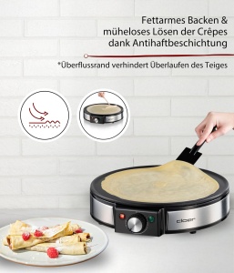 Aparat de facut crepes Cloer 6630, 30 cm, 1200 W, antiaderent - Img 3