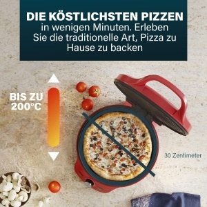 Aparat de facut pizza Princess 115007, 32 cm, termostat ajustabil, multifunctional - Img 3