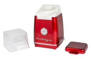 Aparat de facut popcorn Nostalgia CLHAP12 Retro Design 85g Rosu - Img 4