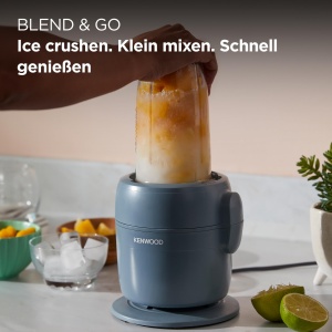 Aparat de gatit Kenwood MultiPro Compact FDP23.380, 600 ml, inox, albastru - Img 2