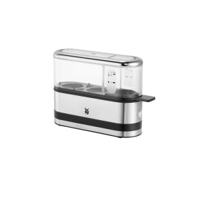 Aparat de gatit oua WMF Kuchenminis, 2 oua, 250W, Cromargan mat, BPA-free