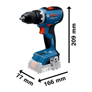 Aparat de gaurit cu acumulator Bosch Professional GSR 18V-65, 63 Nm, 166 mm - Img 5