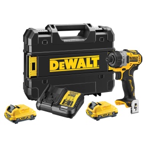 Aparat de gaurit cu percutie DEWALT DCD706D2, 12V, 2.0Ah, burstenlos - Img 9