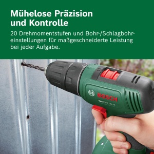 Aparat de gaurit si insurubat Bosch EasyDrill 18V-40, 2.0 Ah, 13 mm, cu LED - Img 5