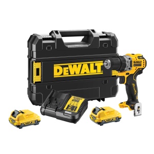 Aparat de gaurit si insurubat DEWALT DCD701, 12V, 57.5 Nm, design compact