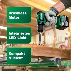 Aparat de gaurit si insurubat HiKOKI DS18DD, 18V, 55 Nm, 13 mm - Img 3