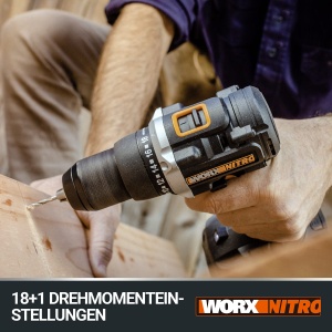 Aparat de gaurit si insurubat WORX WX102.9, 20V, motor fara perii - Img 5