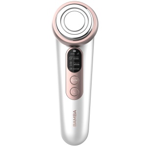 Aparat de masaj facial Cecotec Bamba FaceCare LightSonic, 3 moduri, tehnologie ionica, tehnologie EMS de electrostimulare, 5 niveluri de intensitate, ecran LCD, 60 de minute de viata a bateriei