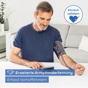 Aparat de masurare a tensiunii arteriale Beurer BM 64, detectie AFib, 100 memorii - Img 2