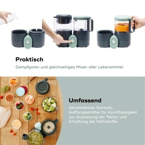 Aparat de preparare alimentara Babymoov Nutribaby One, 2 l, 4 in 1, capacitate mare - Img 4