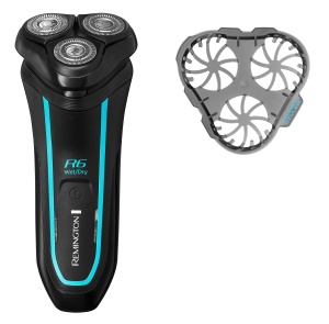 Aparat de ras electric pentru barbati Remington R6 Aqua (aparat de ras umed si uscat, 100% rezistent la apa, detaliu pliabil si aparat de tuns parul lung, baterie cu litiu de 60 de minute, functie de incarcare USB) Aparat de ras rotativ R6000 - Img 7