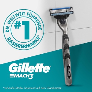 Aparat de ras Gillette Mach3 3 lame cu 1 rezerva design ergonomic - Img 7