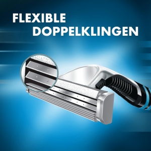 Aparat de ras Gillette Sensor Excel cu 3 lame pentru barbierit precis si confortabil - Img 3