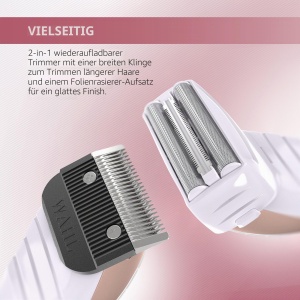 Aparat de ras pentru femei Wahl Shave Smooth, acumulator, 120 min autonomie - Img 2
