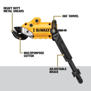 Aparat de taiat metal DEWALT DWASHRIR, 18 GA, rotire 360 grade - Img 3