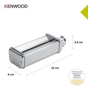 Aparat de taiat paste Kenwood KAX984ME, inox, 2 mm, pentru spaghete - Img 5