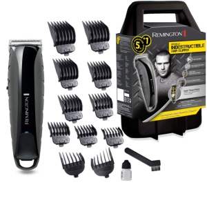 Aparat de tuns Remington Professional indestructibil (carcasa din policarbonat rezistent la impact, motor de coafura de 7,4 V, 11 piepteni de atasare, alimentat cu retea/baterie, carcasa de depozitare, litiu) Aparat de tuns HC5880