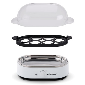 Aparat pentru oua Cloer 6081 cu mesaj acustic de completare, plastic, alb - Img 5