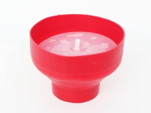 Aparat pentru popcorn Beper C106CAS002, 2.5 litri, silicon BPA-free, rosu - Img 3