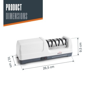 Ascutitor electric cutite Lacor 69432, 18 W, 3 trepte, discuri diamantate - Img 2