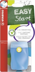Ascutitor ergonomic STABILO EASYsharpener 3 in 1, pentru creioane si carioci, diverse culori