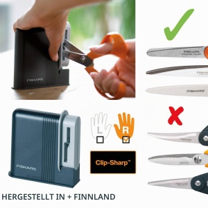 Ascutitor pentru Foarfeci Fiskars 1005137, Culoare NegruGri, Design Ergonomic - Img 2