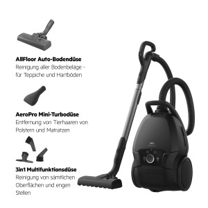 Aspirator AEG VX9-5-EBR, 5L, HEPA, 69 dB, gri inchis - Img 2