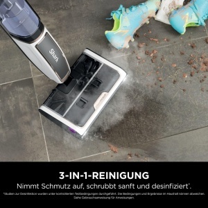 Aspirator cu aburi Shark SteamPickUp SD200EU, 420ml, alb, 3-in-1 - Img 2