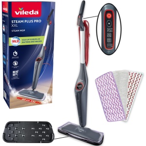 Aspirator cu aburi Vileda Steam Plus Pro XXL 4 trepte abur Pad sensibil