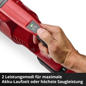 Aspirator cu acumulator Einhell TE-SV 18 Li, 4.0 Ah, 2-in-1, putere mare de aspirare - Img 6