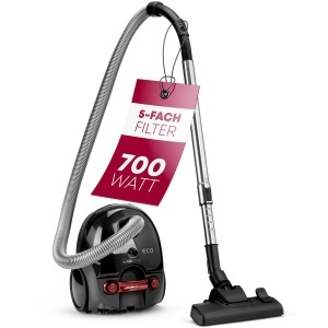 Aspirator cu sac Clatronic BS 1300 N 700W Filtrare Micro 5 straturi Anthracit