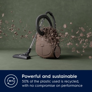 Aspirator cu sac Electrolux EB61C3WBL Walnussbraun performanta silentioasa - Img 6