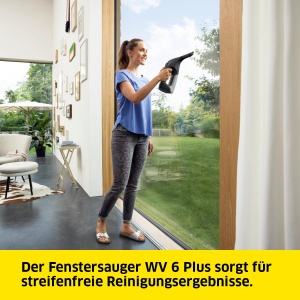 Aspirator de geamuri KARCHER WV 6 Plus Multi Black Edition, 100 min autonomie, 3 abziehlip - Img 2