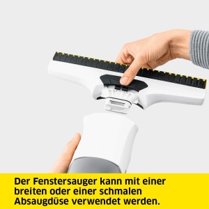 Aspirator de geamuri KARCHER WV 7 Signature Line, autonomie 100 min, 2 duze de aspirare - Img 5