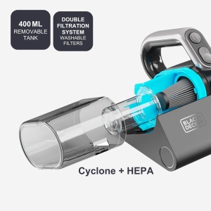 Aspirator de mana BlackDecker Dust Mites 400W UV 12Kpa HEPA - Img 7